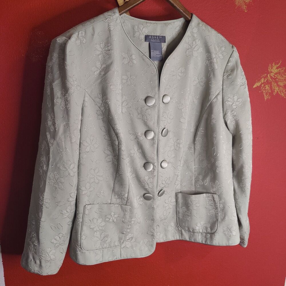 Coret Dress Women's Petite Light Green Shirt Full Sleeve Size 20WP